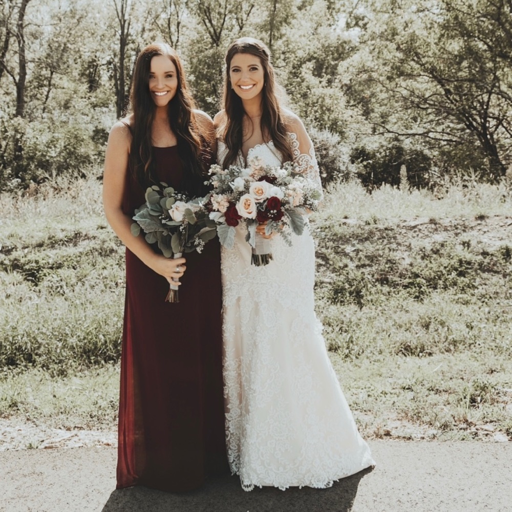 Caitlin Ruffle Maxi Dress